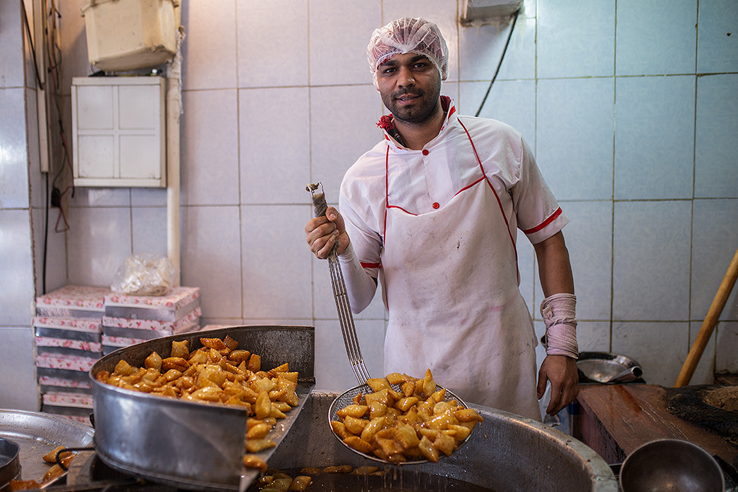 اولین بامیه پزی تهران